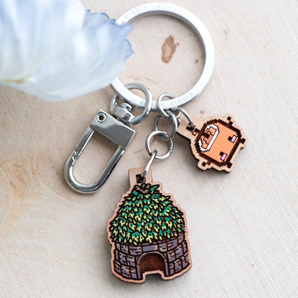 Junimo Hut Keyring - Stardew Valley - Robin Valley Official Store