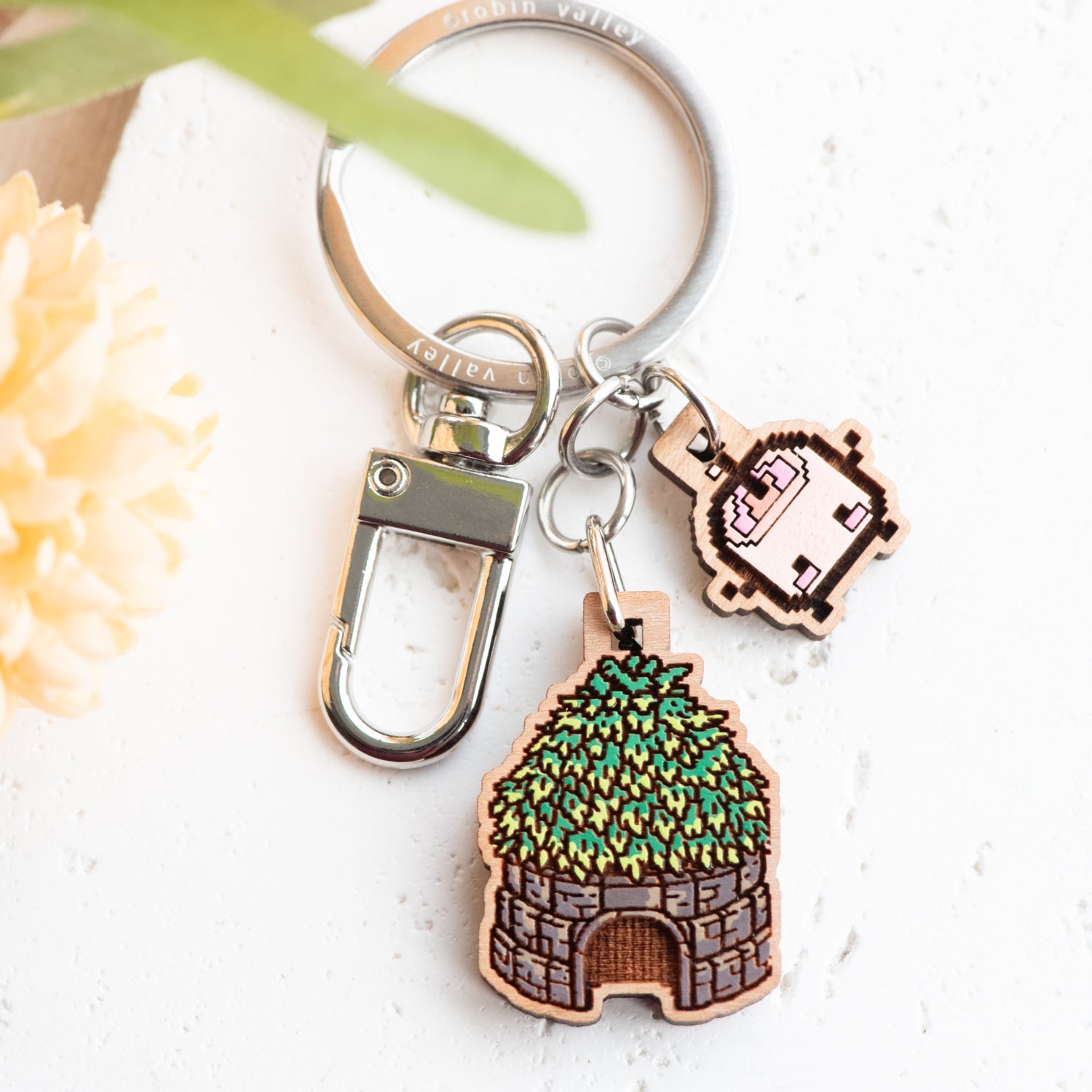 Junimo Hut Keyring - Stardew Valley - Robin Valley Official Store