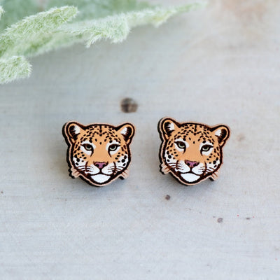 Leopard Stud Earrings - Robin Valley Official Store