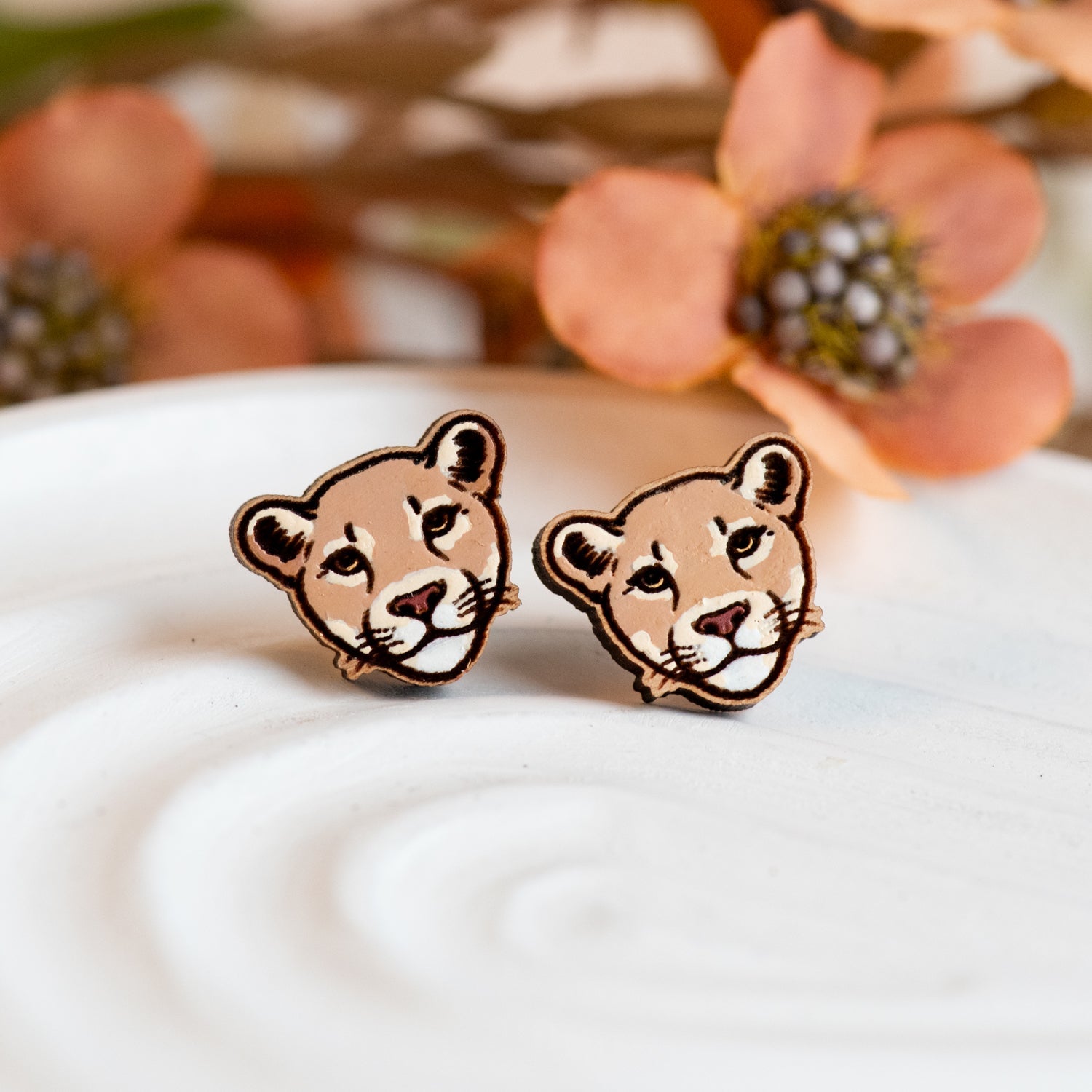 Lioness Earrings - PEL10520 - Robin Valley Official Store