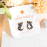 macaroni penguin earrings penguin lovers gift