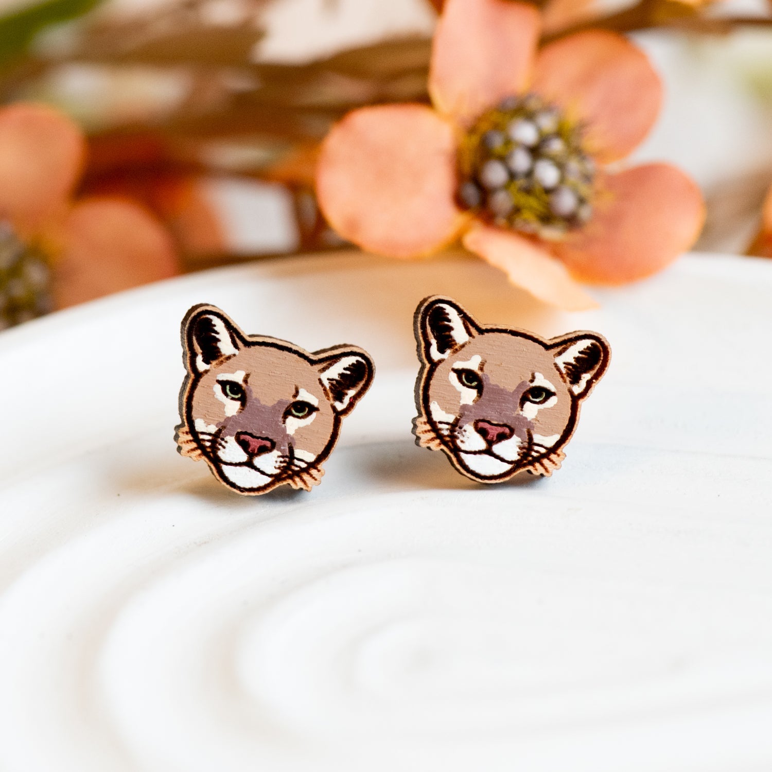 Puma Earrings - PEL10521 - Robin Valley Official Store