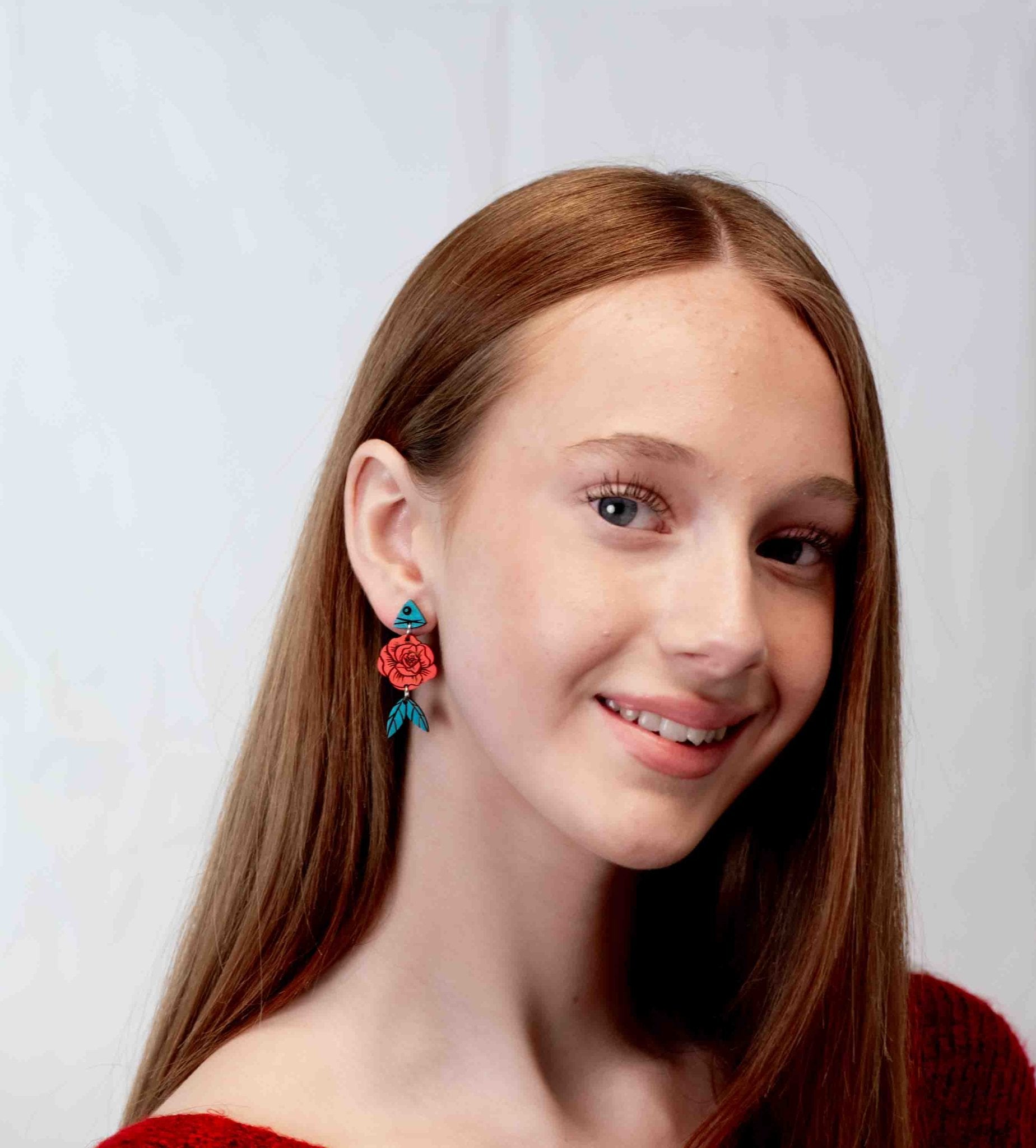 Rosie Fish Drop Earrings - Robin Valley Official Store