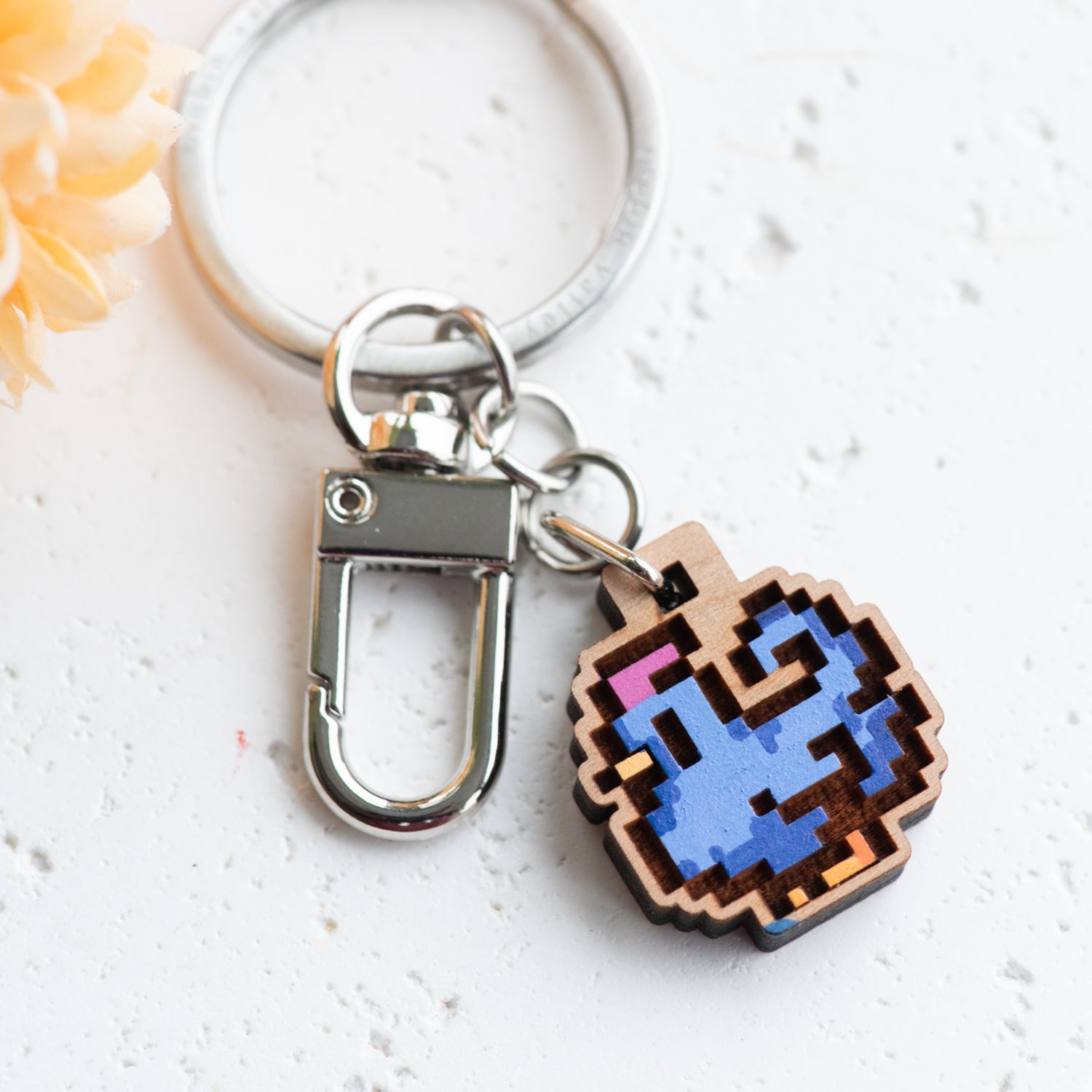 The Blue Chicken Keyring - Robin Valley Official Store