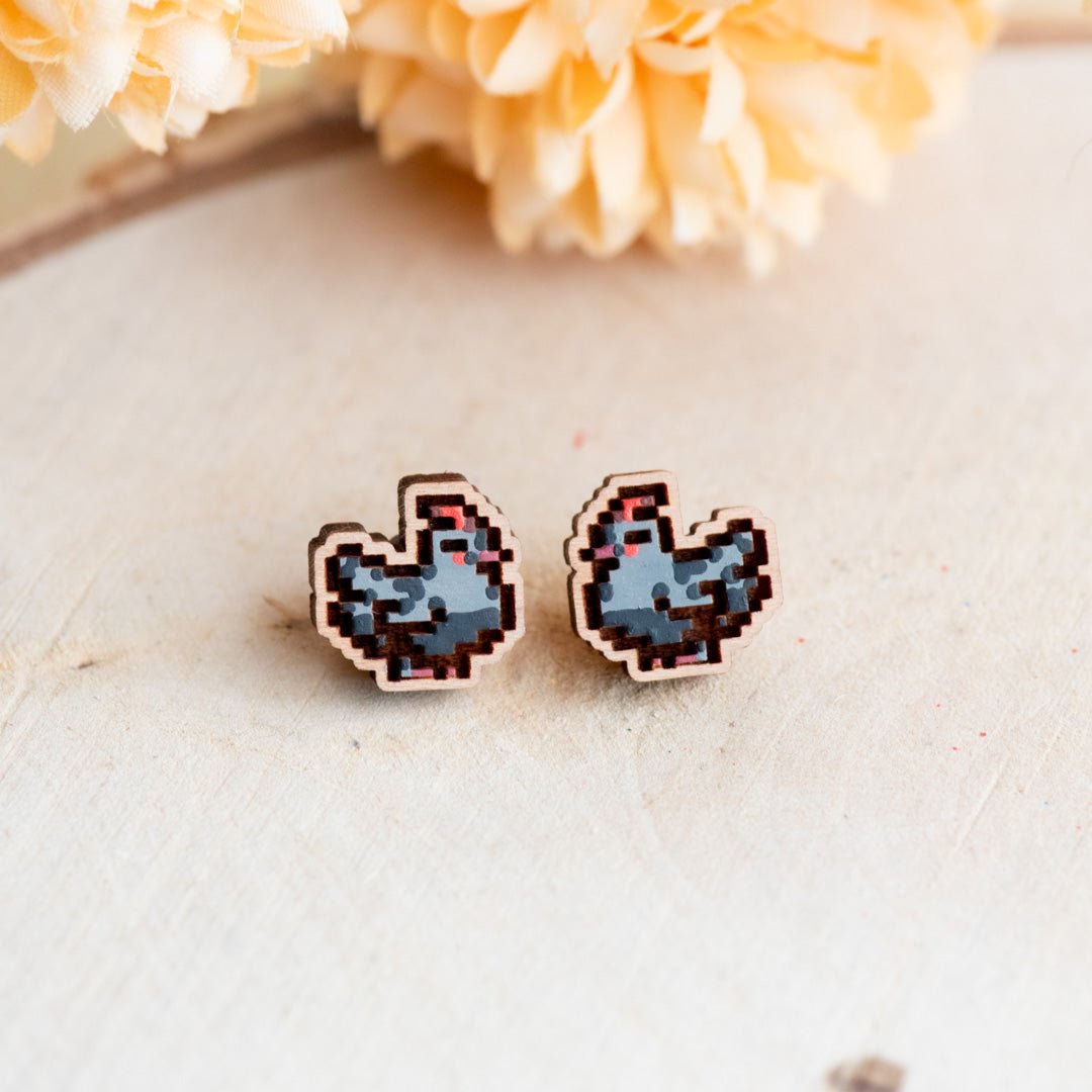 Void Chicken Earrings – Stardew Valley - Robin Valley Official Store
