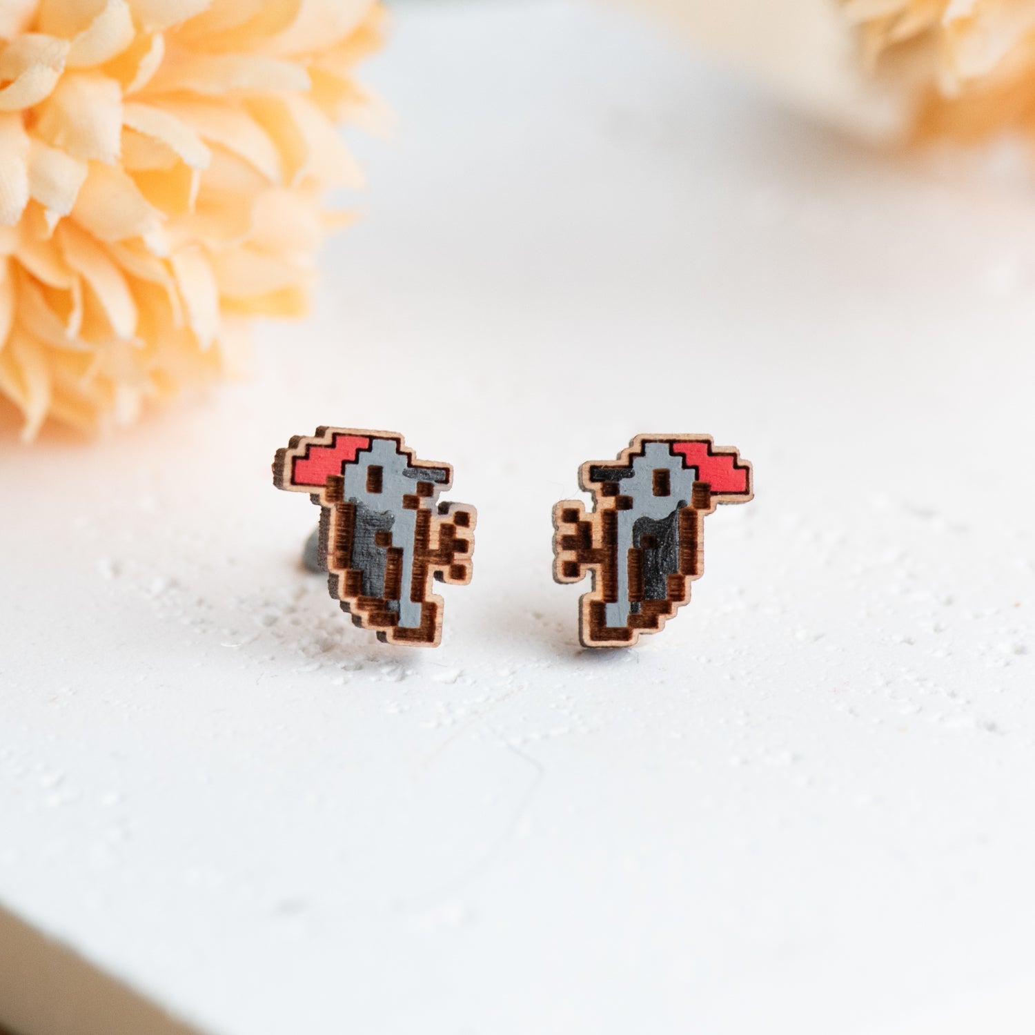 Woodpecker Earrings – Stardew Valley Inspired - Robin Valley Official Store