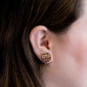 Aztec Sun and Moon Stud Earrings Wooden Jewellery - ET15109 - Robin Valley Official Store