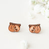 Baby Sloth Earrings -EL10014 - Robin Valley Official Store