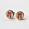Ballet Shoes Cherry Wood Stud Earrings - ET15101 - Robin Valley Official Store
