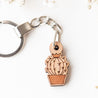 Cactus Cherry Wood Keyring - KO24016 - Robin Valley Official Store