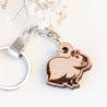 Capybara Cherry Wood Keyring - KL20007 - Robin Valley Official Store