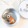 Cat (Sitting) Cherry Wood Keyring - KL20017 - Robin Valley Official Store