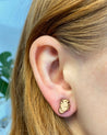 chinchilla stud earrings gift under £10