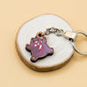 Christmas Brown Bear with scarf Wood Keyring- KL10270 - Robin Valley Official Store