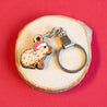 Christmas Cute Capybara Wooden Keyring - KL10240 - Robin Valley Official Store