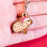 Christmas Cute Capybara Wooden Keyring - KL10240 - Robin Valley Official Store