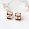 Coffee Cup Cherry Wood Stud Earrings -ET15027 - Robin Valley Official Store