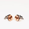 Dragon Silhouette Cherry Wood Cufflinks -CO44024 - Robin Valley Official Store