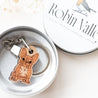 French Bulldog Dog Cherry Wood Keyring - KL20069 - Robin Valley Official Store