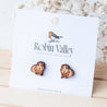 Guinea Pig Wooden Earrings -EL10003 - Robin Valley Official Store