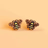 Hand Painted Bee Earrings Eco-Jewellery - PEO14059 - Robin Valley Official Store