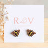 Hand Painted Bee Earrings Eco-Jewellery - PEO14059 - Robin Valley Official Store