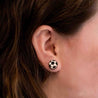 Hand-painted Football Earrings Wooden Jewellery - PET15185 - Robin Valley Official Store