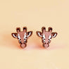 Hand-painted Giraffe Wooden Earrings - PEL10248 - Robin Valley Official Store