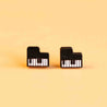 Hand-painted Piano Earrings Wooden Jewellery - PET15171 - Robin Valley Official Store