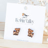 Jack Russell Terrier Dog Wooden Earrings - EL10041 - Robin Valley Official Store