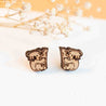 Koala 4 Wooden Earrings -EL10254 - Robin Valley Official Store