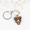 Leopard Cherry Wood Keyring - KL20145 - Robin Valley Official Store