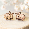Little Aardvark Wooden Earrings - EL10163 - Robin Valley Official Store