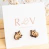Little Aardvark Wooden Earrings - EL10163 - Robin Valley Official Store