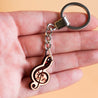 Music Note Cherry Wood Keyring -KT25018 - Robin Valley Official Store