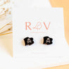 Pirate Flag Cross Skull Stud Earrings - PET15172 - Robin Valley Official Store