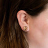 Realistic Polar Bear Wooden Stud Earrings - EL10250 - Robin Valley Official Store