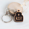 RIP Cherry Wood Keyring - KT25163 - Robin Valley Official Store