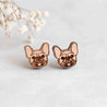 Smiling French Bull Dog Earrings - EL10190 - Robin Valley Official Store